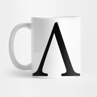 Black Lambda Mug